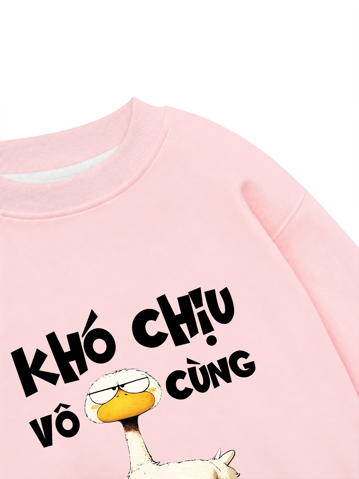Áo Sweater Nỉ Hai Da Khó Chịu Vô Cùng