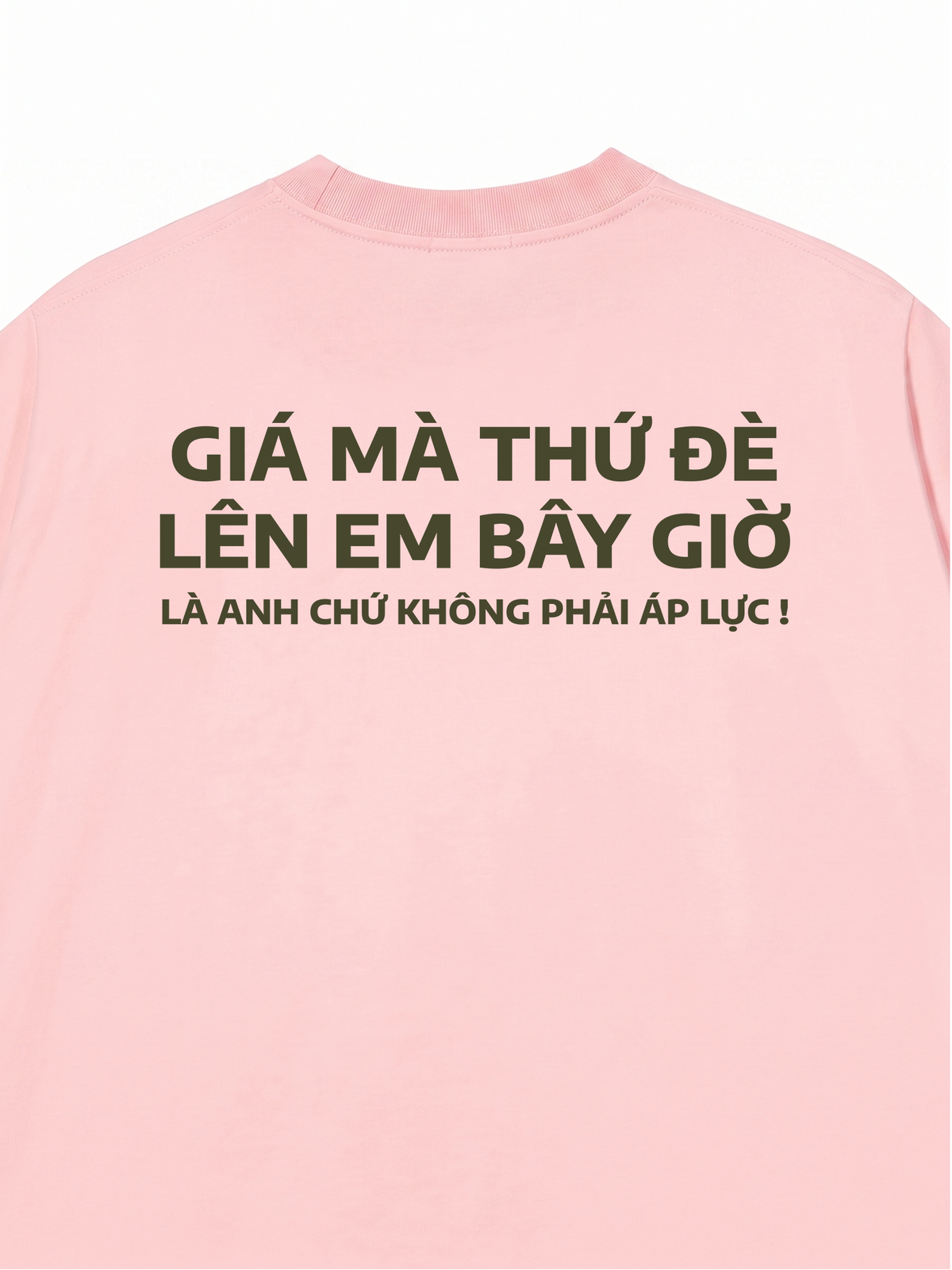 Áo Thun Relaxed Fit Đè Lên Em