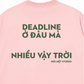 Áo Thun Relaxed Fit Nhiều DeadLine