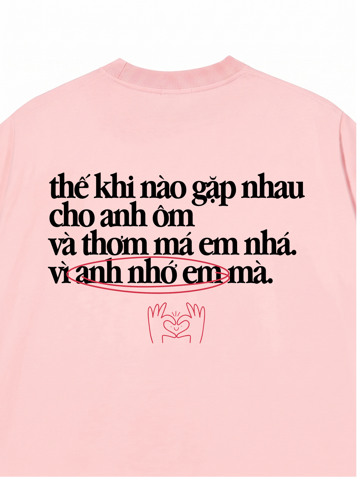 Áo Thun Relaxed Fit Anh Nhớ Em