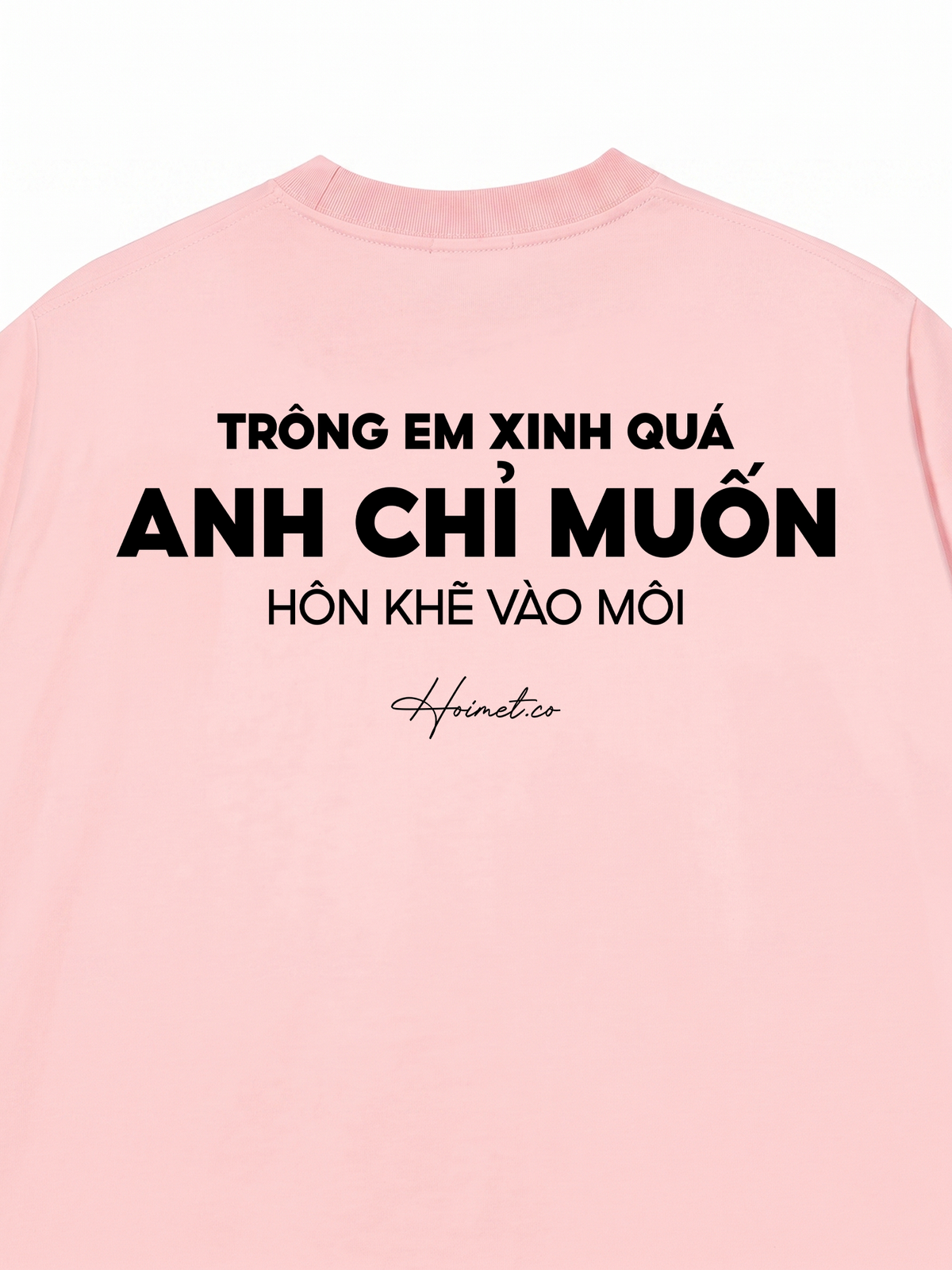 Áo Thun Relaxed Fit Hôn Khẽ Vào Môi