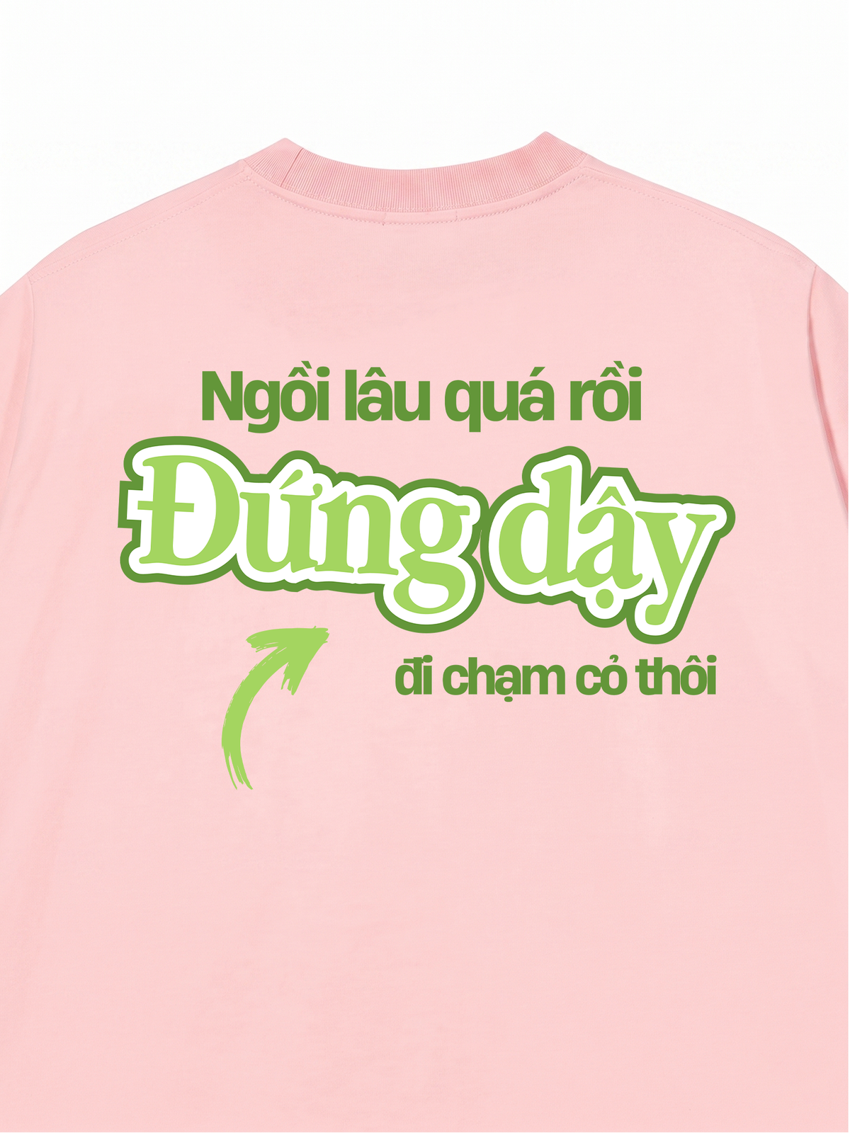 Áo Thun Relaxed Fit Đứng Dậy Chạm Cỏ
