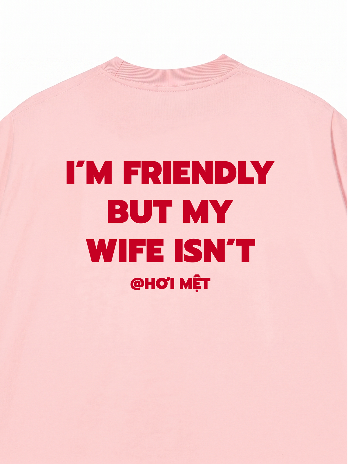 Áo Thun Relaxed Fit My Wife Isnt Fiendly