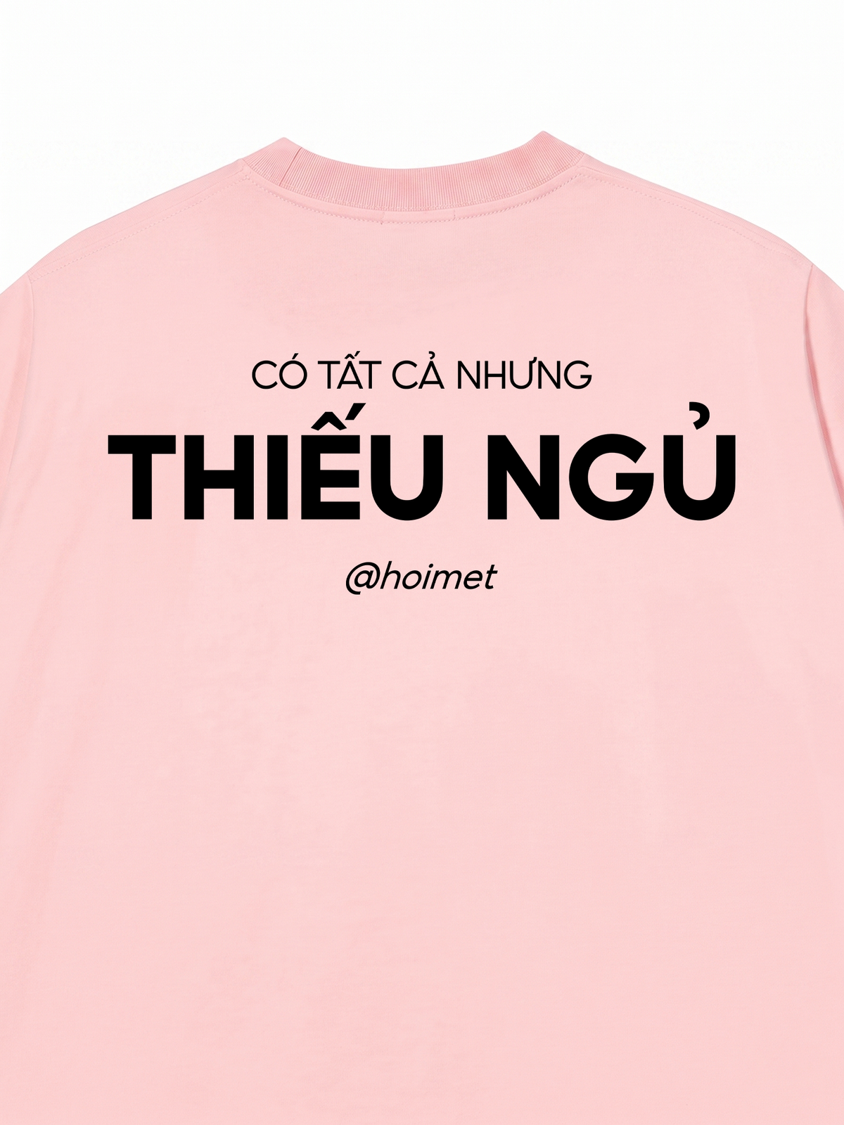 Áo Thun Relaxed Fit Thiếu Ngủ