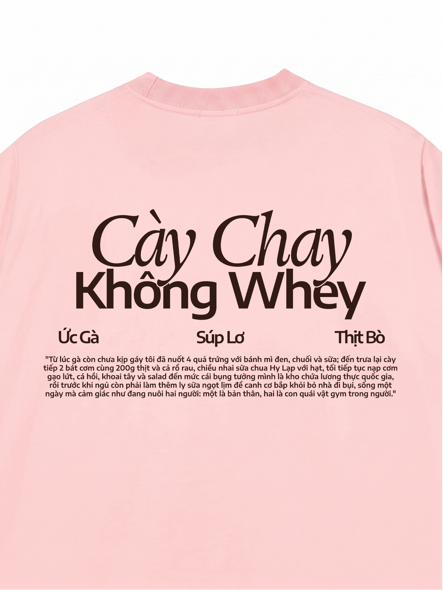 Áo Thun Relaxed Fit Cày Chay Không Whey