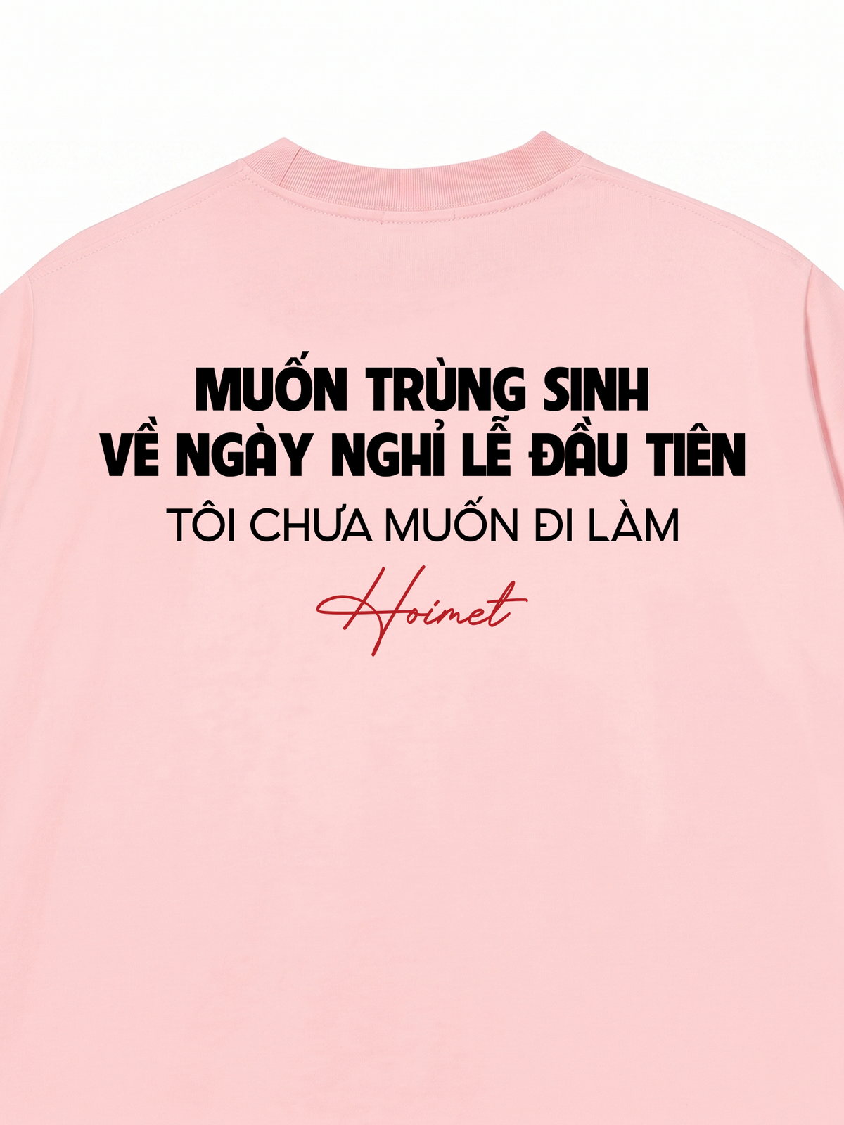 Áo Thun Relaxed Fit Không Muốn Làm