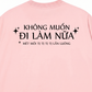 Áo Thun Relaxed Fit Không Muốn Đi Làm