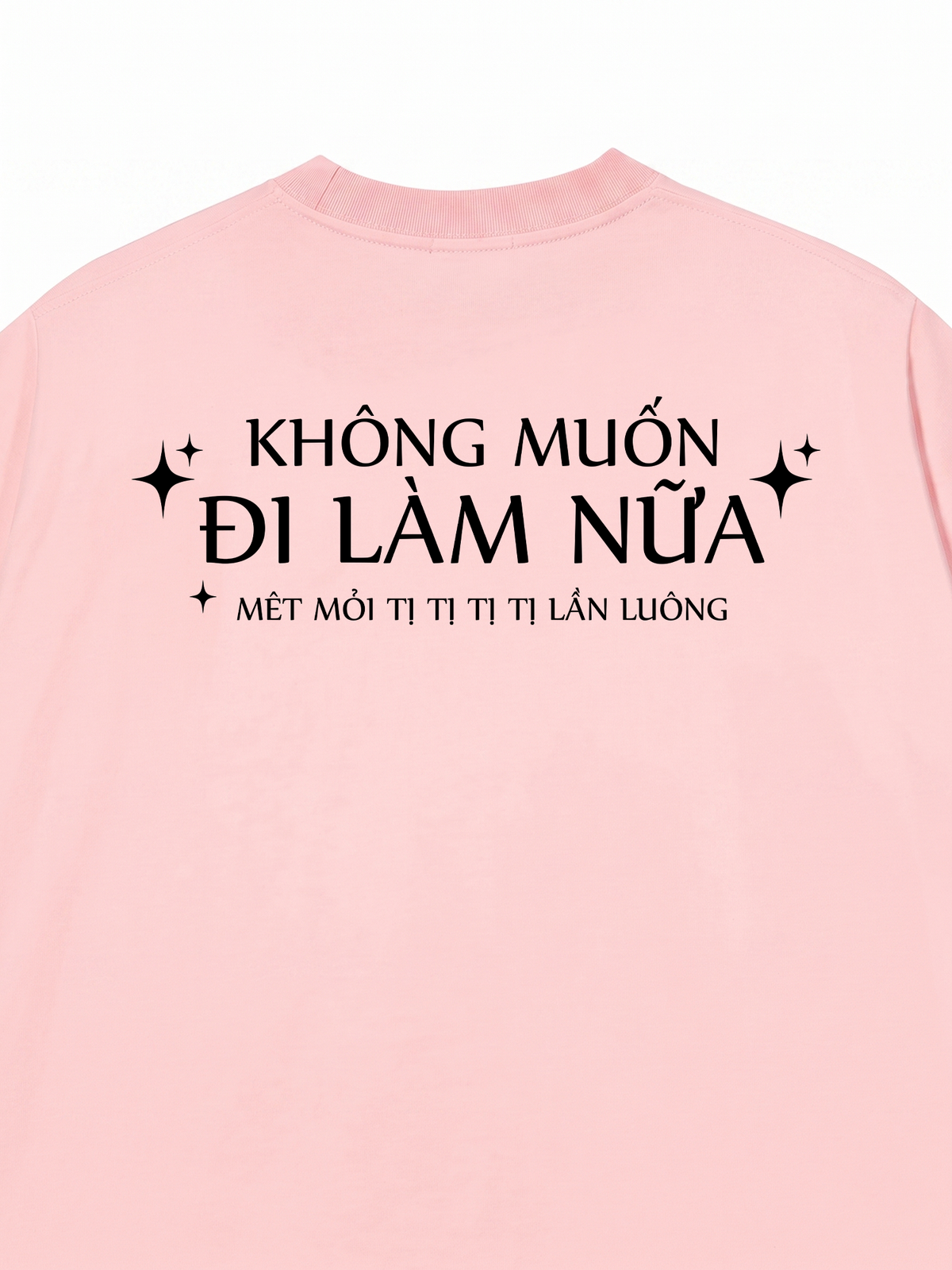 Áo Thun Relaxed Fit Không Muốn Đi Làm