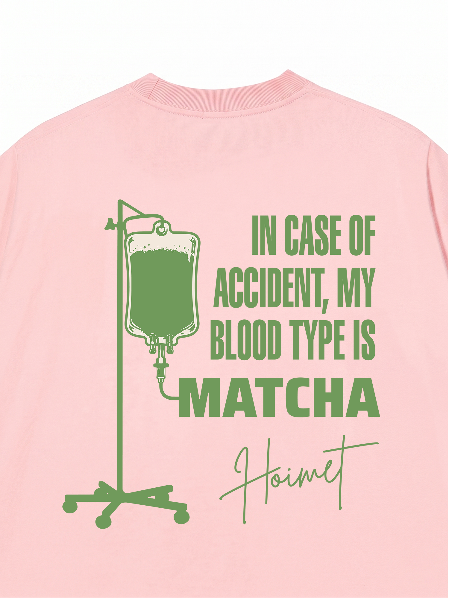 Áo Thun Relaxed Fit Blood Type Is Matcha