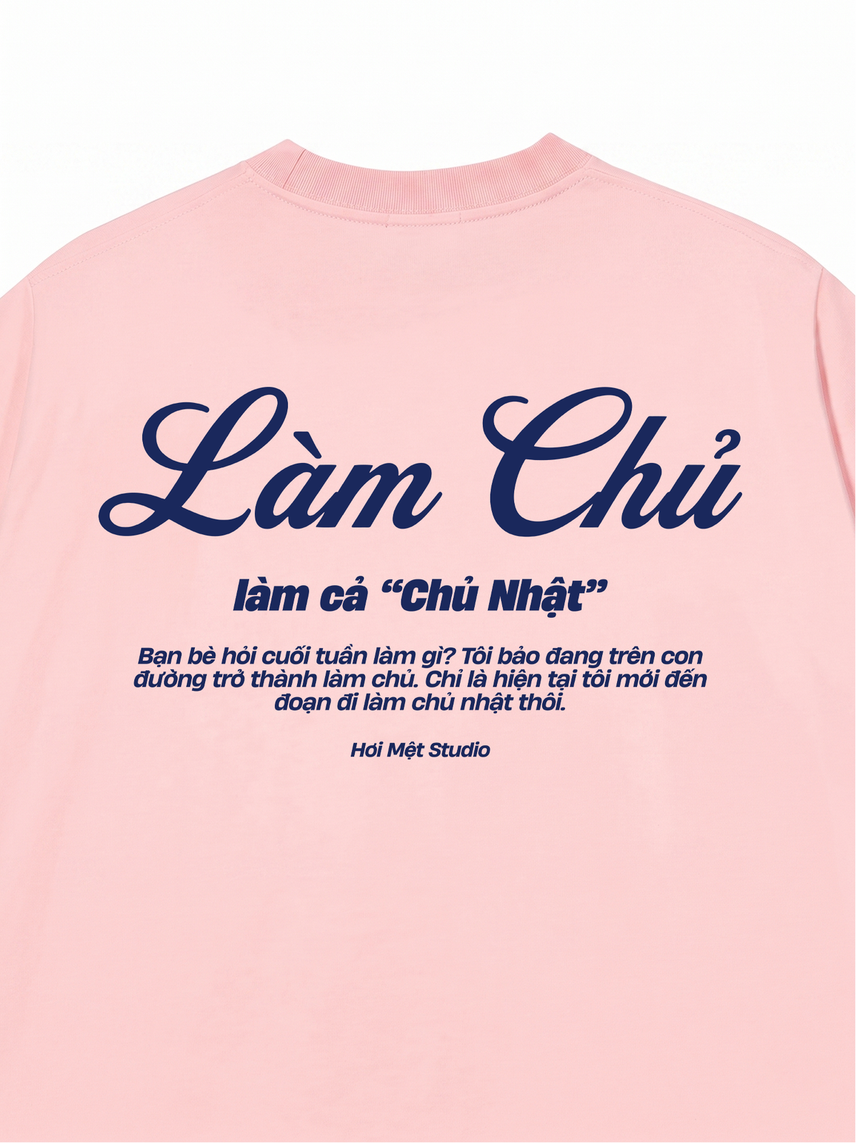 Áo Thun Relaxed Fit Làm Cả Chủ Nhật