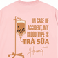 Áo Thun Relaxed Fit Blood Type Is Trà Sữa