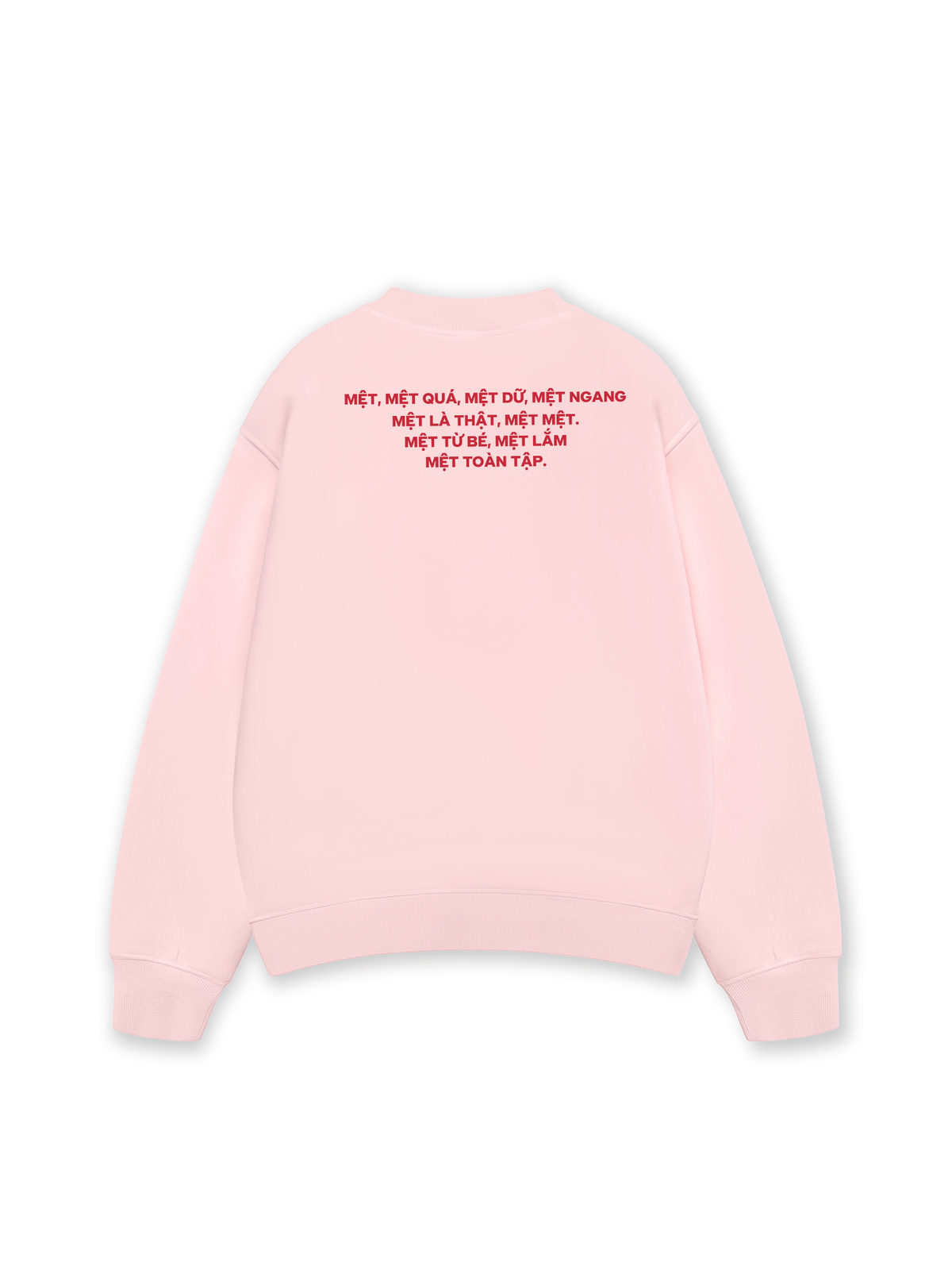 Áo Sweater Nỉ Hai Da Mệt