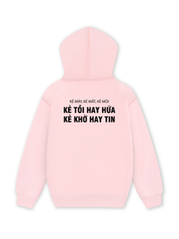 Áo Hoodie Nỉ Hai Da Kẻ Mày Kẻ Mắt Kẻ Môi
