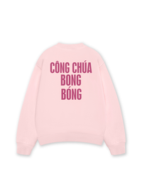 Áo Sweater Nỉ Hai Da Công Chúa Bong Bóng