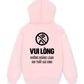 Áo Hoodie Nỉ Hai Da Vui Lòng Không Hoảng Loạn Khi Thấy Gái Xinh