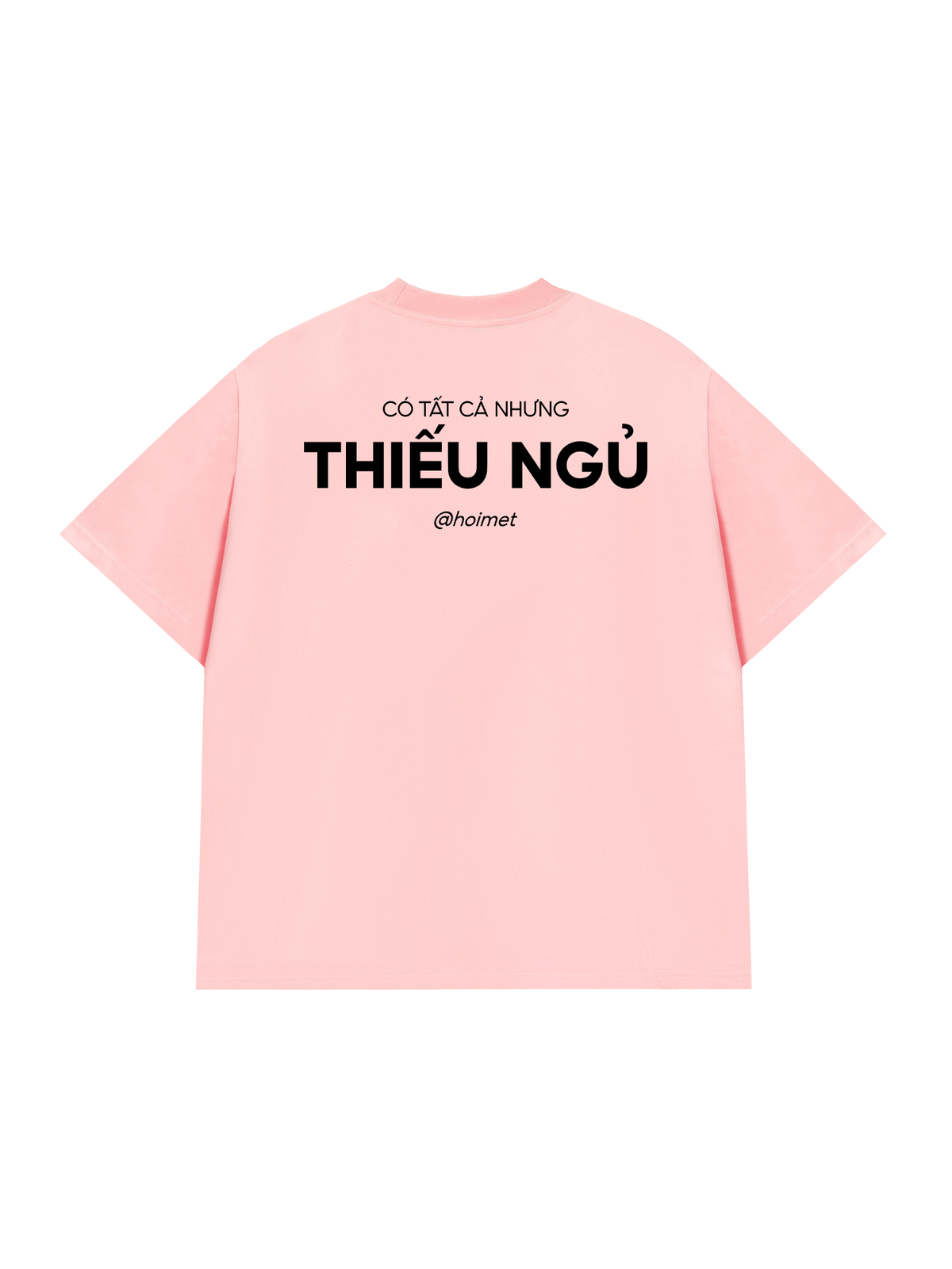 Áo Thun Relaxed Fit Thiếu Ngủ
