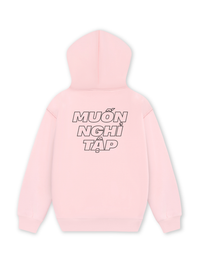 Áo Hoodie Nỉ Hai Da Muốn Nghỉ Tập Tạ