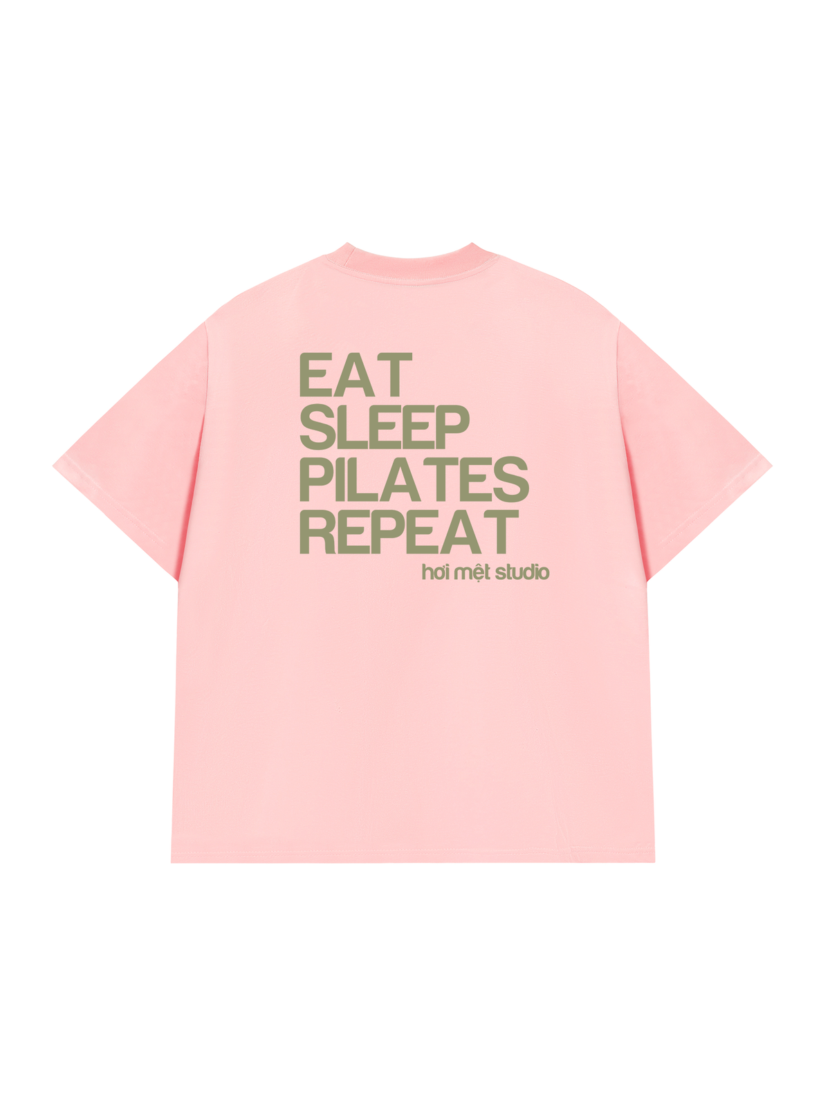 Áo Thun Relaxed Fit Eat Sleep Pilates Repeat
