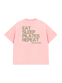 Áo Thun Relaxed Fit Eat Sleep Pilates Repeat