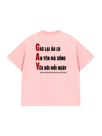 Áo Thun Relaxed Fit Gác Lại Âu Lo