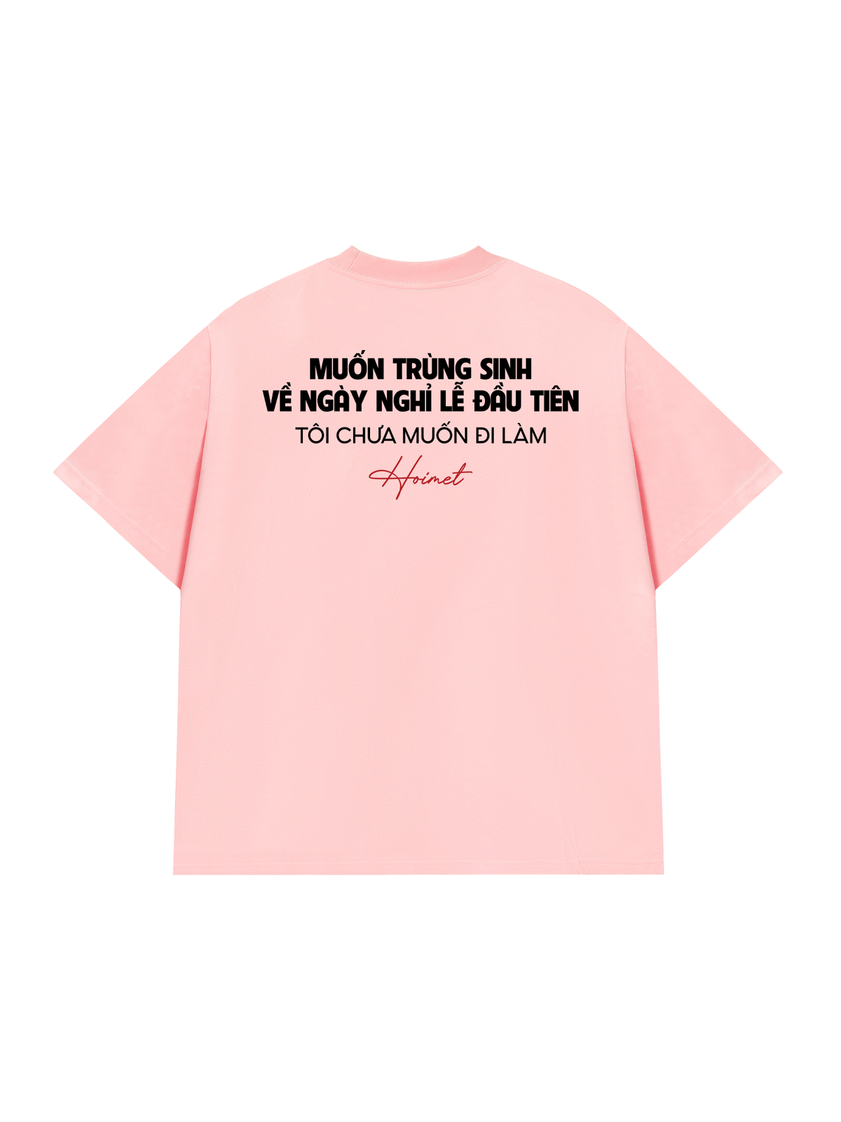 Áo Thun Relaxed Fit Không Muốn Làm
