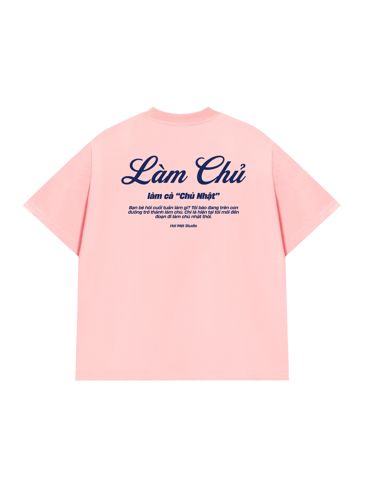 Áo Thun Relaxed Fit Làm Cả Chủ Nhật