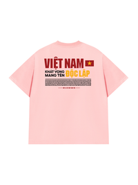 Áo Thun Relaxed Fit Việt Nam Độc Lập