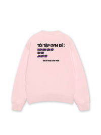 Áo Sweater Nỉ Hai Da Lý Do Đi Tập