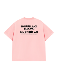 Áo Thun Relaxed Fit Mượn Bờ Vai