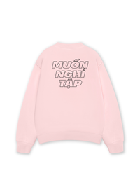 Áo Sweater Nỉ Hai Da Muốn Nghỉ Tập Tạ