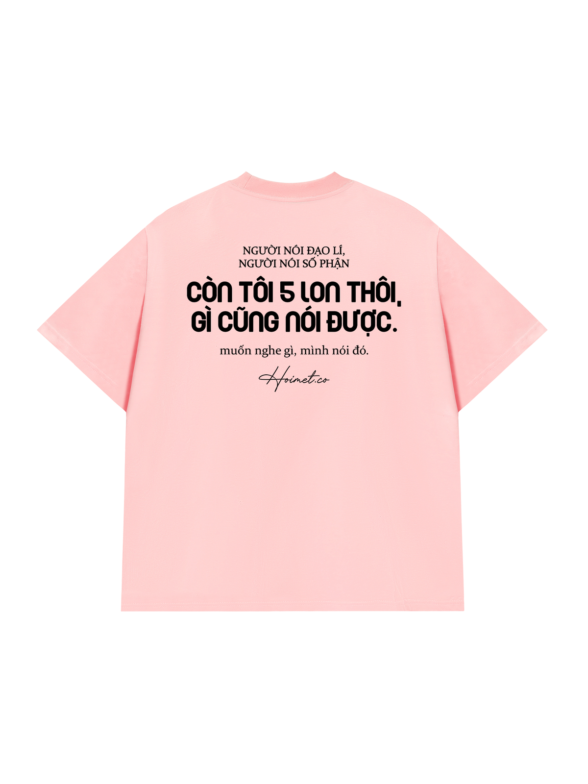 Áo Thun Relaxed Fit 5 Lon Thôi