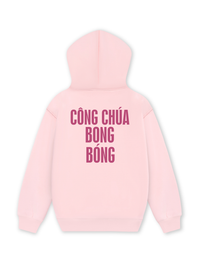 Áo Hoodie Nỉ Hai Da Công Chúa Bong Bóng