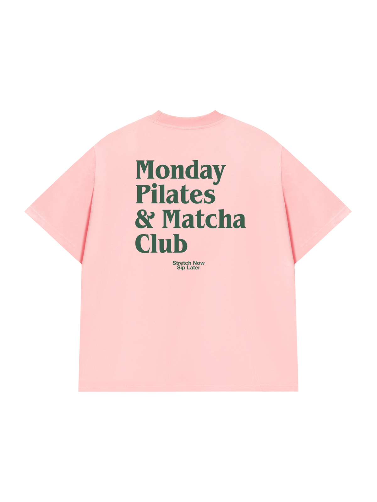 Áo Thun Relaxed Fit Monday Pilates & Matcha
