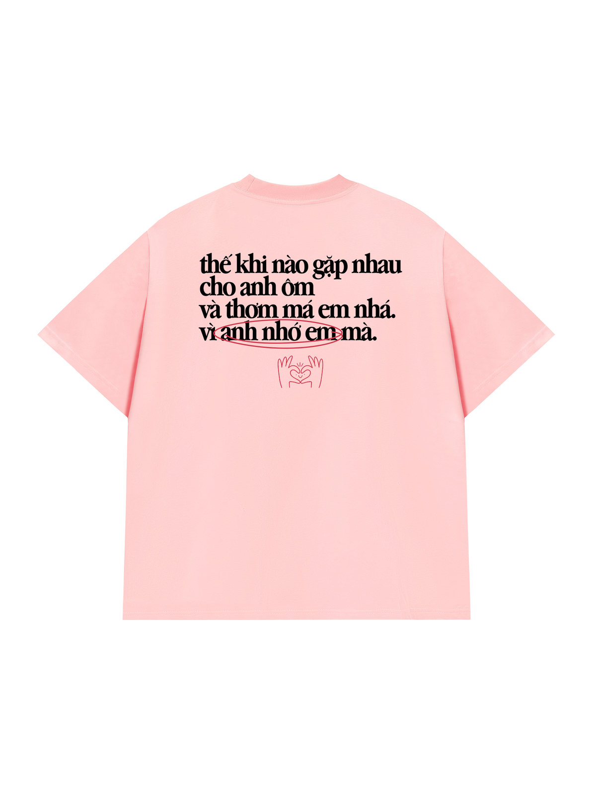 Áo Thun Relaxed Fit Anh Nhớ Em