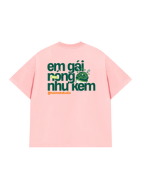 Áo Thun Relaxed Fit Em Gái Tính Nóng Như Kem