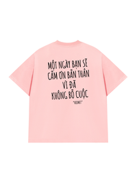 Áo Thun Relaxed Fit Cảm Ơn Bản Thân