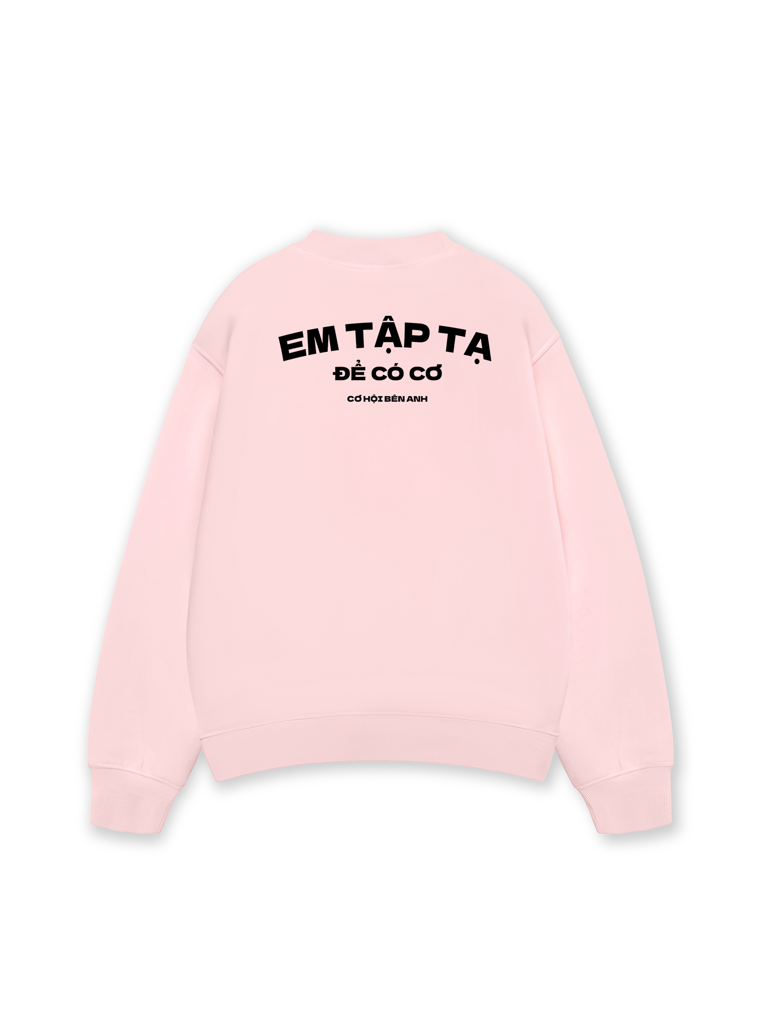 Áo Sweater Nỉ Hai Da Em Tập Tạ