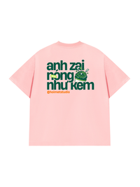 Áo Thun Relaxed Fit Anh Zai Tính Nóng Như Kem