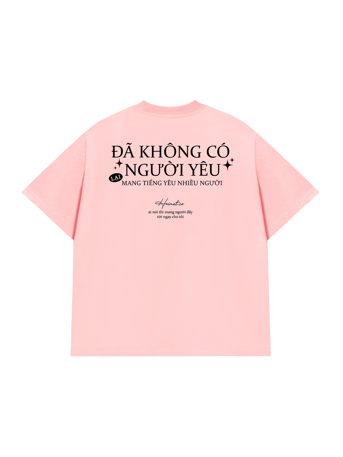 Áo Thun Relaxed Fit Không Có Người Yêu