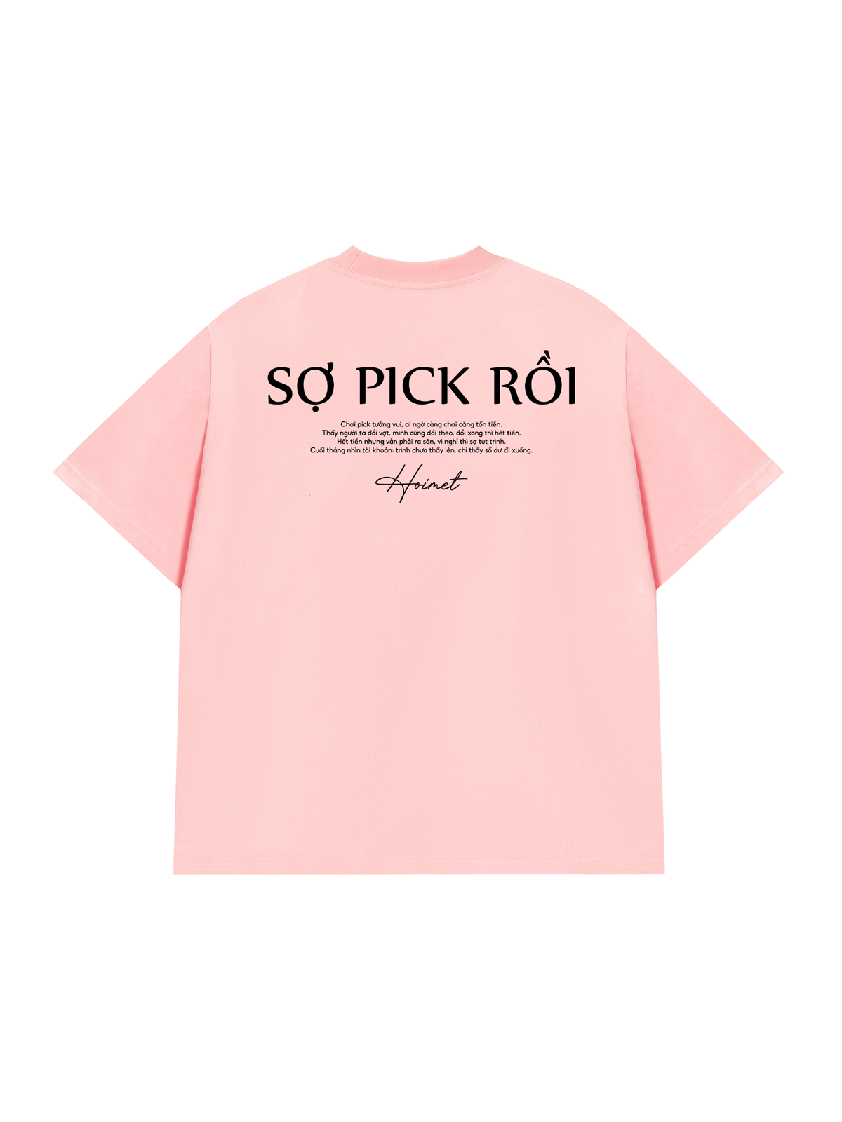 Áo Thun Relaxed Fit Sợ Pick Rồi