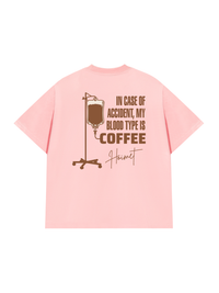 Áo Thun Relaxed Fit Blood Type Is Coffee