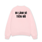 Áo Sweater Nỉ Hai Da Đi Làm Vì Tiền Đồ
