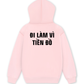 Áo Hoodie Nỉ Hai Da Đi Làm Vì Tiền Đồ