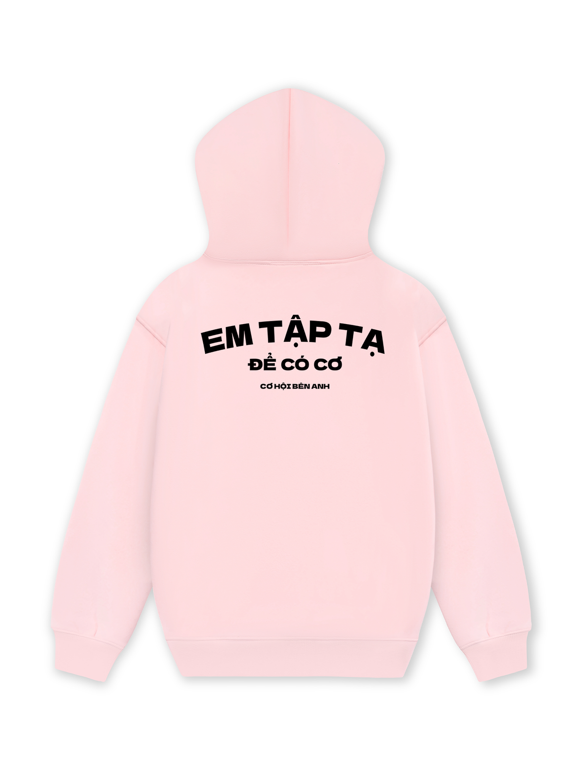 Áo Hoodie Nỉ Hai Da Em Tập Tạ