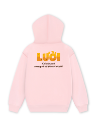 Áo Hoodie Nỉ Hai Da Lười