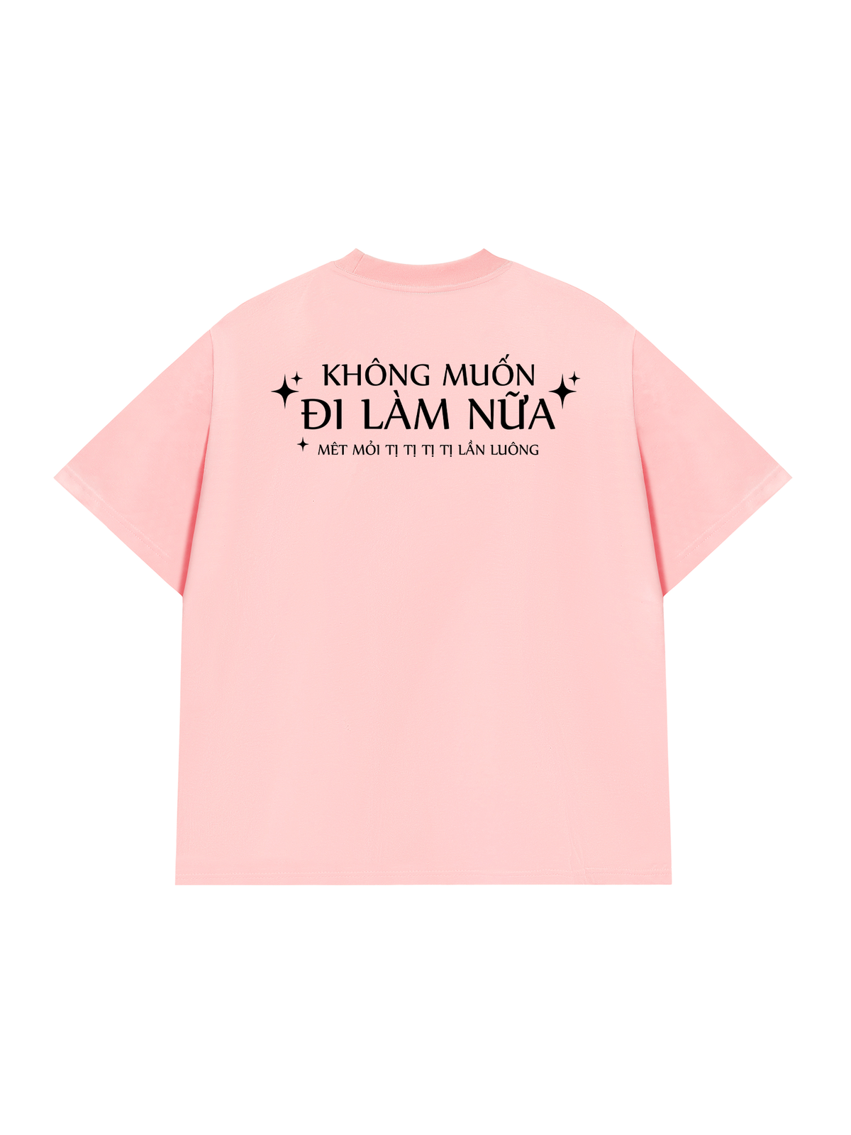 Áo Thun Relaxed Fit Không Muốn Đi Làm