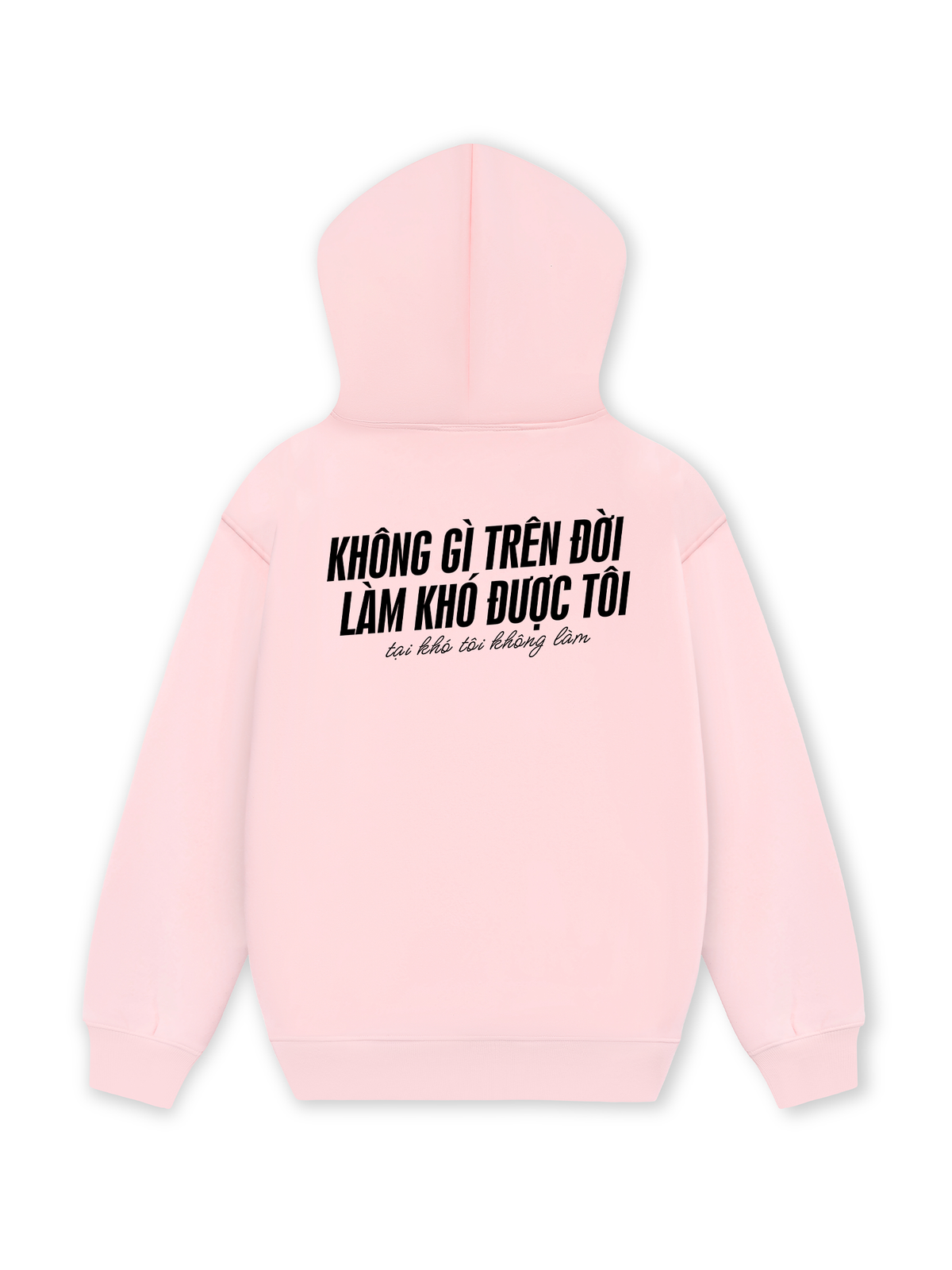 Áo Hoodie Nỉ Hai Da Không Gì Làm Khó