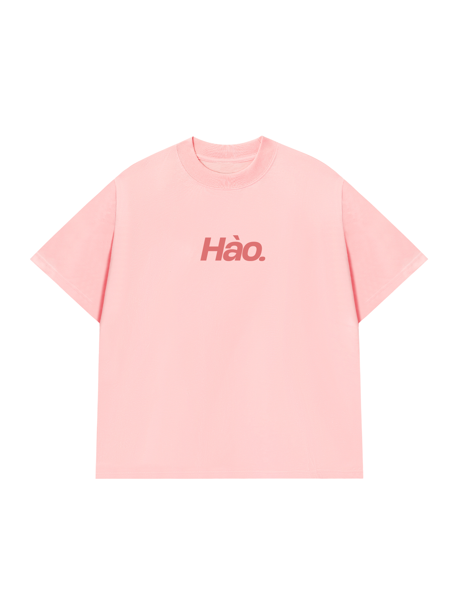 Áo Thun Relaxed Fit Hồng Hào