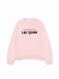 Áo Sweater Nỉ Hai Da Người Nghèo Lạc Quan