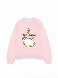 Áo Sweater Nỉ Hai Da Tụt Đường
